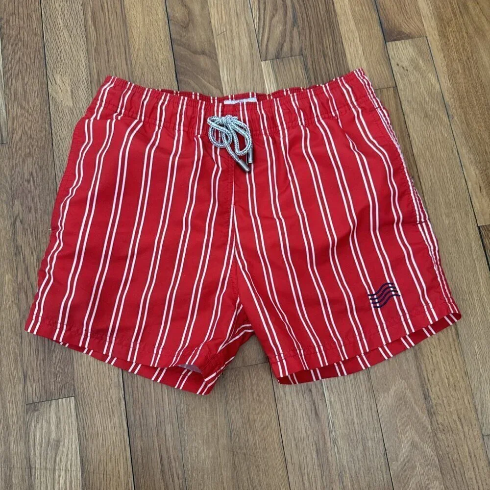 Mayaguana Rialto Men's Swimwear Red Stripe Size XS